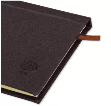 Fis 2024 Slim Diary,Italian Pu English, Hard Cover, Dark Brown -FSDI57E24DBR