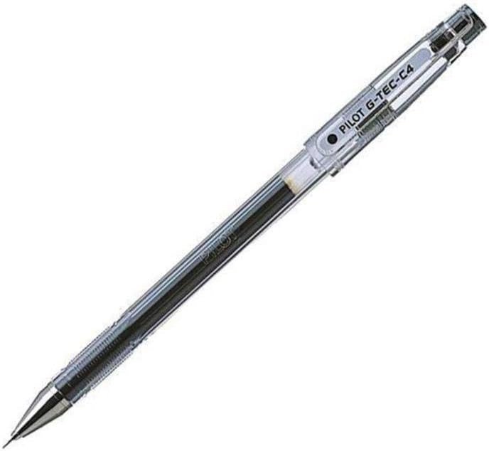 Pilot G-Tec Ultra Fine Line Pen- Pack of 12 Pieces (Black)