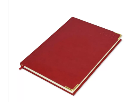 FIS Executive Diary 2023 (English) Italian PU Padded, Cover Maroon - FSDI88EP23MR