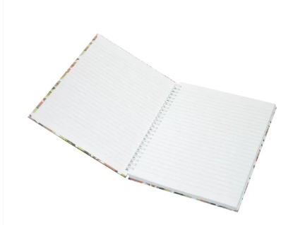 Light Spiral Hard Cover Notebook Single Line - LINBS1081807 (Pack of 5 Pcs X 100 Sheets, 10X8in)