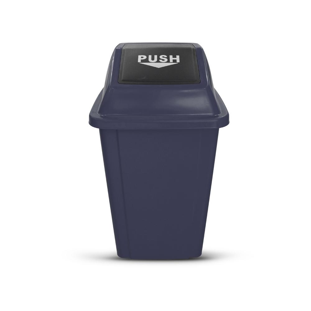 AKC Quadrate Garbage Bin | 60LTR | GRAY