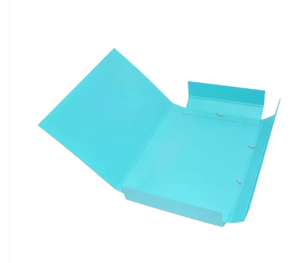 FIS PP Document Bag With Elastic Band, Light Blue Color, F/S (210 x 330 mm) Size - FSBD1202LBL