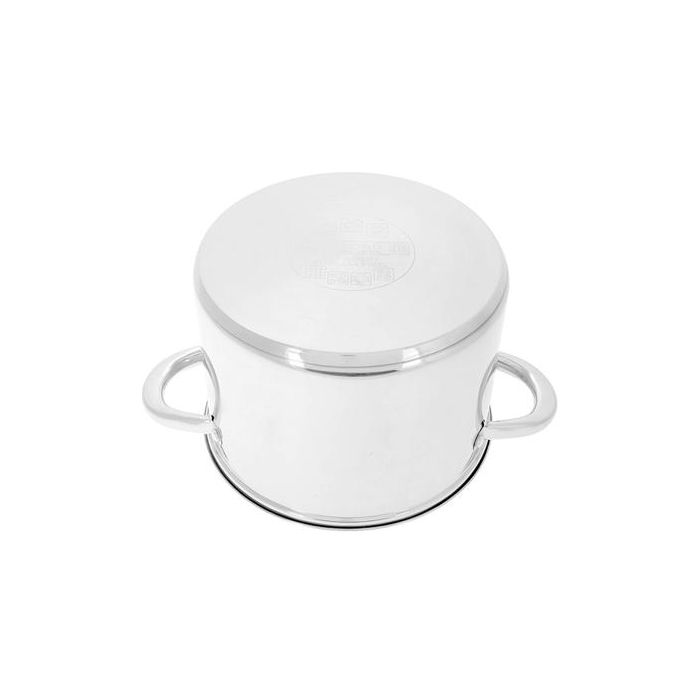 10L Stainless Steel Stockpot – Tempered Glass Lid, Induction Bottom, Riveted Handles, Mirror Finish Body, Durable – Safe For All Hob Types