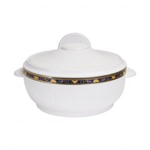 Royalford Classic Casserole - Plastic - White - 6 LITER