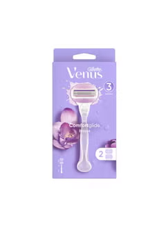 2-Piece, Venus Comfortglide, Breeze Razor, Set Purple