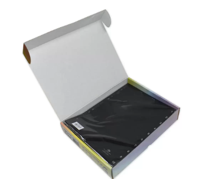 Pack of 25 Pieces A4 1 To 10 PP Divider Black