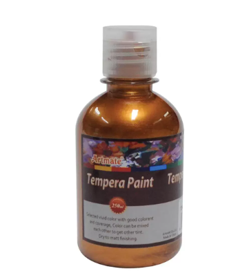 Artmate Tempera Pearl Colors (Lemon Yellow), 250 Ml