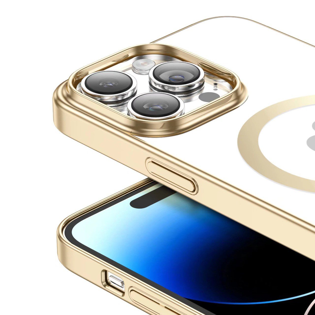 Green Lion Magnetic Warrior Case for iPhone 14 Pro Max ( 6 .7" ) -assorted colour