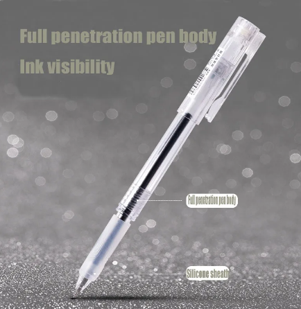 Deli A524 0.5mm Finance Gel Pen Black Ink Gelpen For School Office Exam Supplies Stationer
