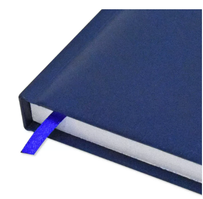 Fis 2024 A5 Diary,Vinyl, English 1 Side Padded Blue -FSDI18E24BL