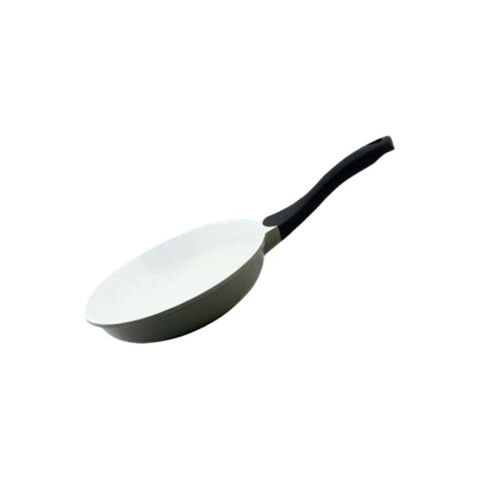 Royalford RF5649 Ceramic Coated Induct Base Fry Pan 28Cm - Non-Stick Fry Pan With High Grip Handle & Hanging Loop | Evenly Heating Base | Ideal Frying, Cooking & More