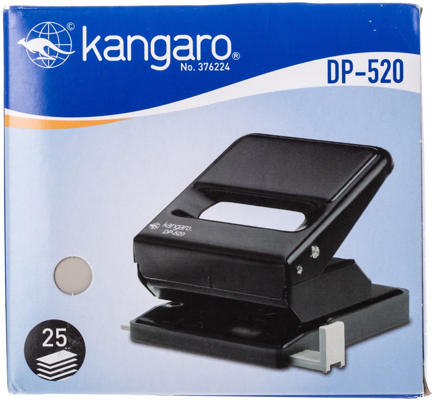 Kangaro 2 Hole Punch Dp-520 Black