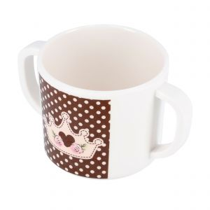 Royalford 200Ml Kids Melamine Sippy Cup With Pp Lid - Melamine - White