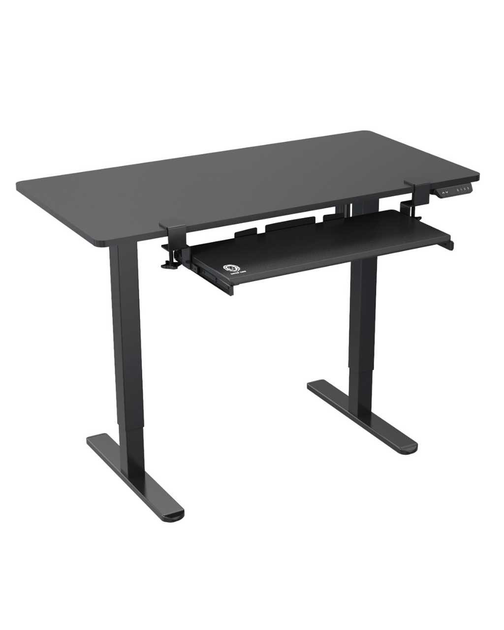 Green Lion Standing Desk with Keyboard Tray - Black