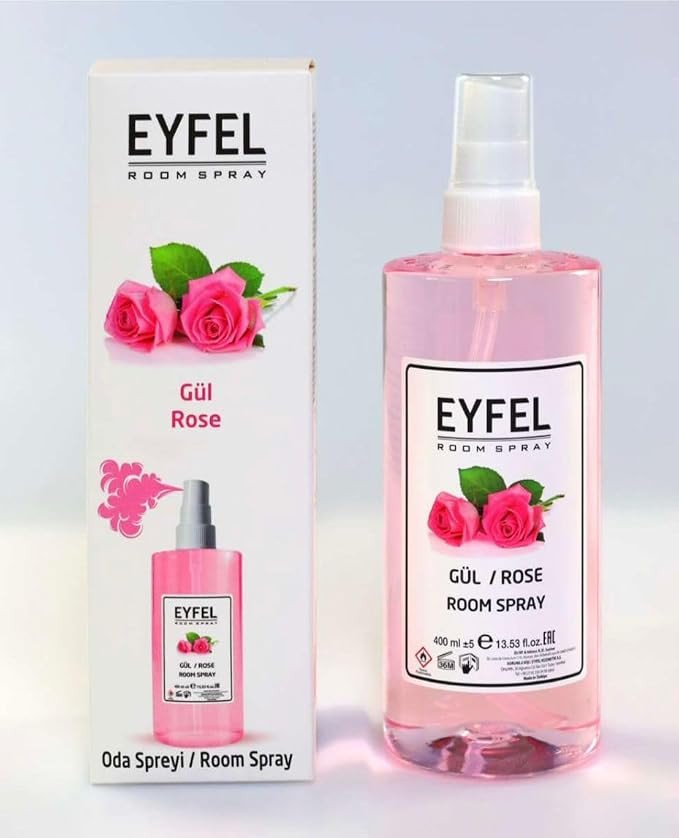 Eyfel Air Freshener Spray, 400 ml - Rose