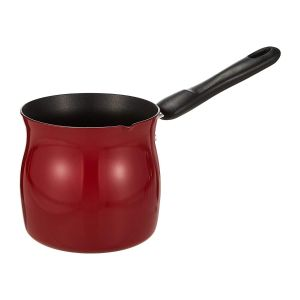 Prestige 13cm Classique Open Coffee Pot - Aluminium - Red