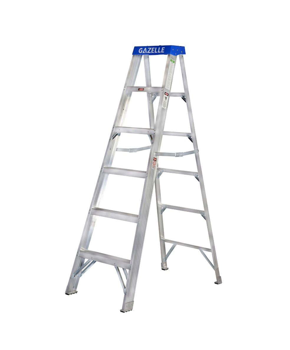 GAZELLE G5006 6FT ALUMINIUM STEP LADDER (1.8M)