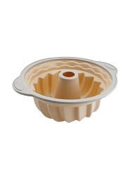 Royalford Pound Cake Pan With Steel Frame - Aluminium - Beige
