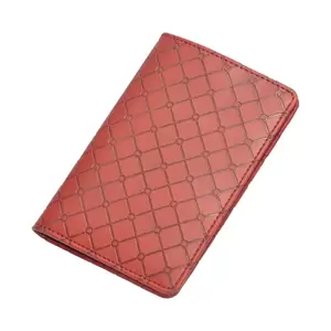 FIS Maroon Polyurethane For Unisex - Passport Wallet - FSGNMRD2