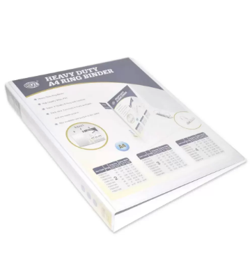 FIS Heavy Duty Ring Binder, 2-D Ring 25mm, A4 Size - FSBD1503