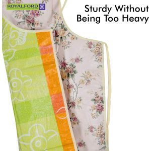 Royalford Apron Standard 76x58cm - Vinyl - White - 04 L