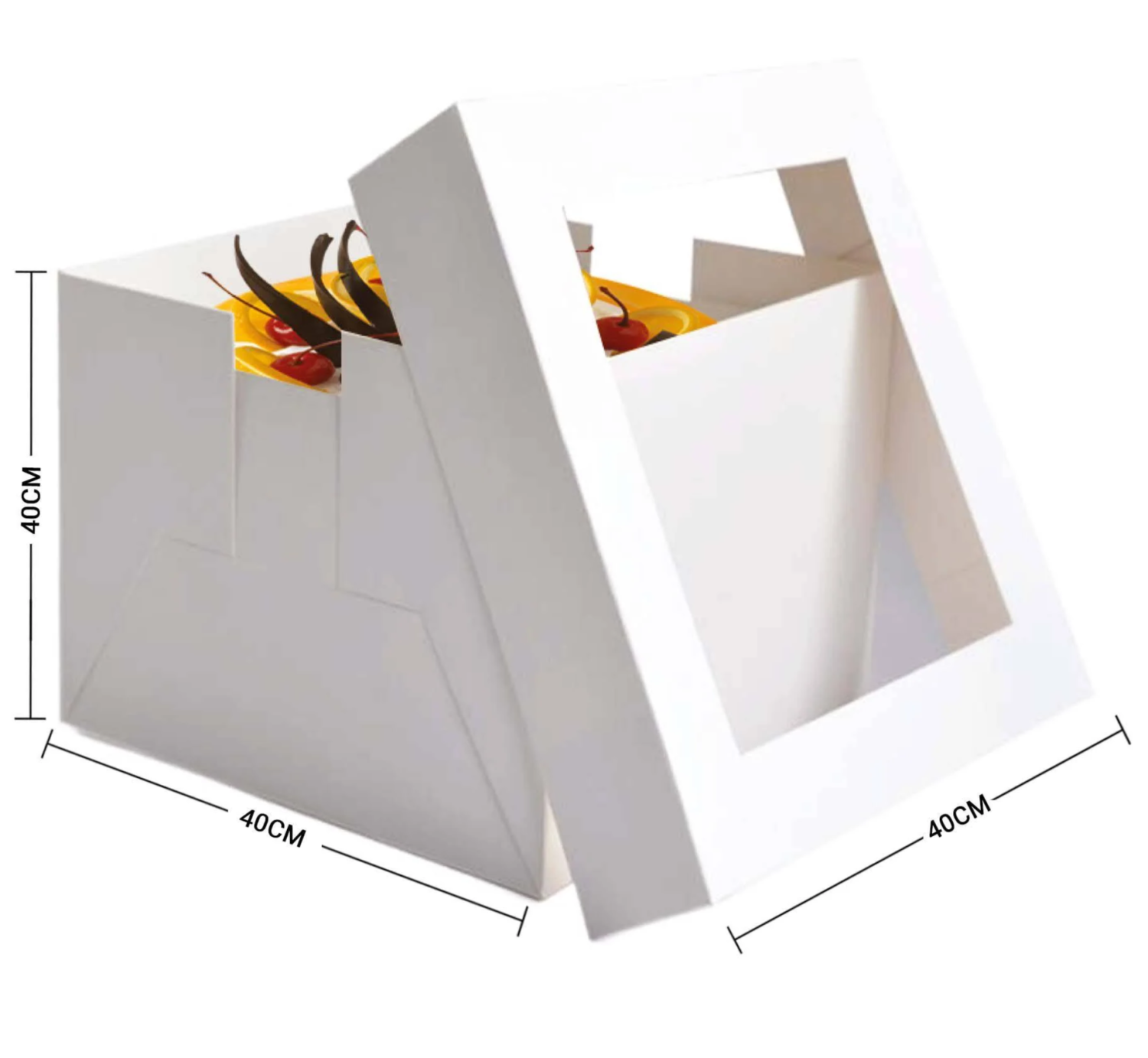 Jumbo Cake Box With Window 1 Piece