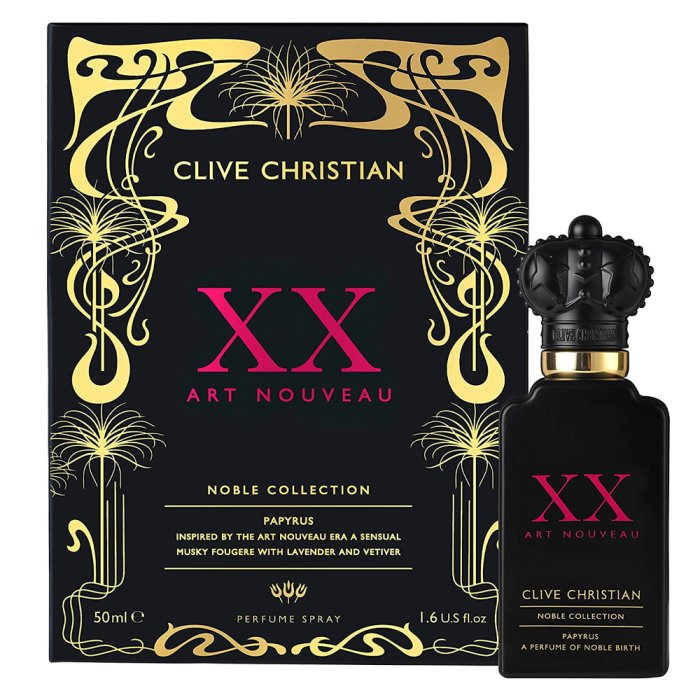 CLIVE CHRISTIAN NOBLE XX COLLECTION ART NOUVEAU PAPYRUS (M) PERFUME 50ML