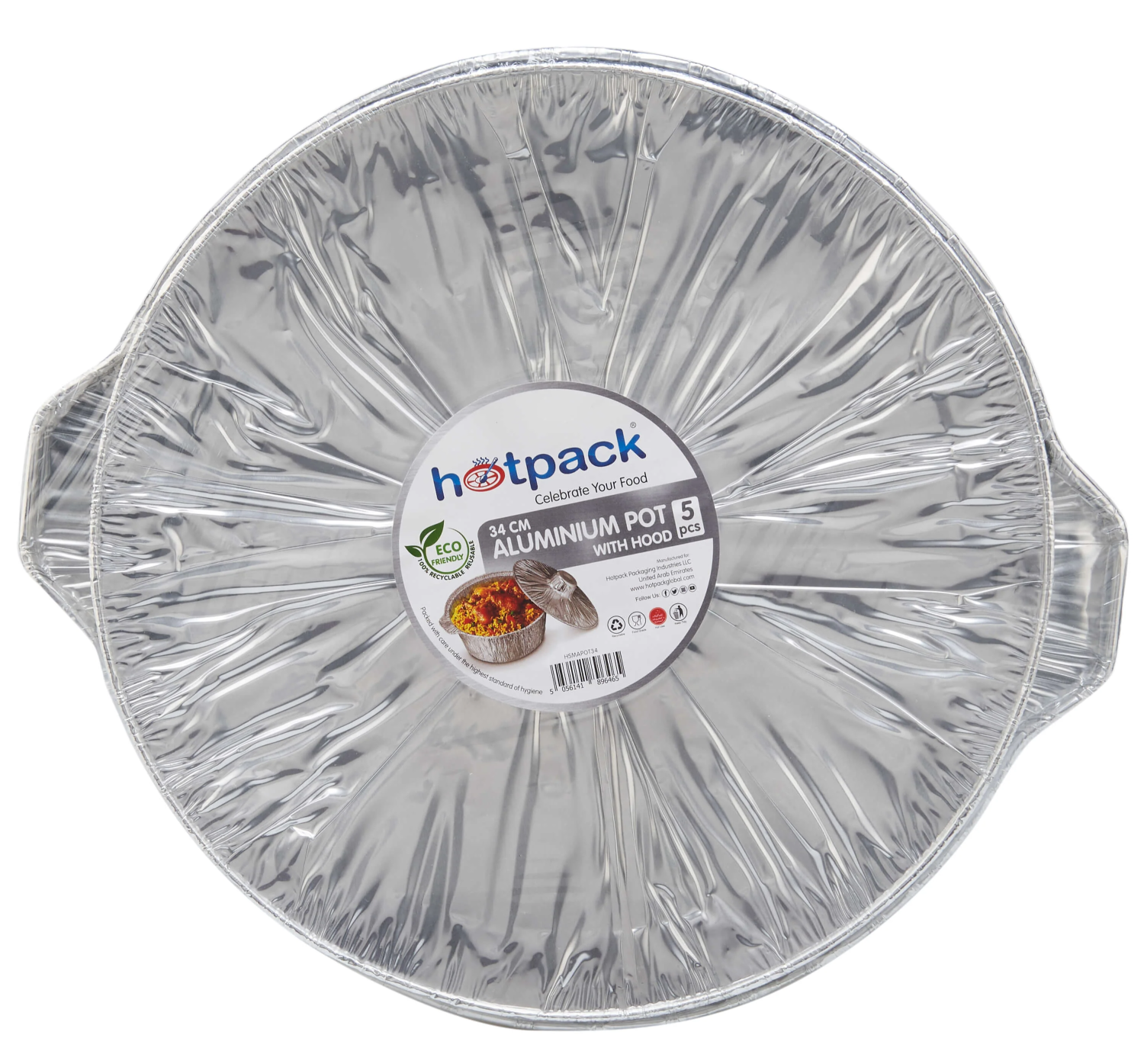 Aluminium Pot With Lid 5 pieces