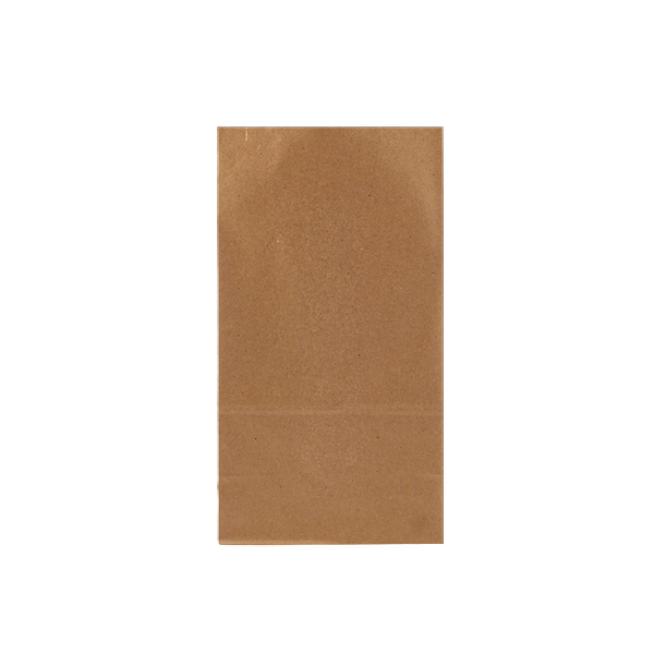Square Brown Bottom Paper Bags 20x12x37 Cm 500 Pieces