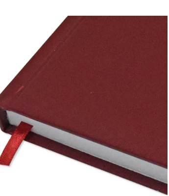 FIS Agenda Diary 2024 (English) 1-Side Padded, Gold Corners, Maroon - FSDI75EVG24M
