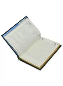 FIS Golden Diary 2023 (Arabic/English) A5, Italian PU, 1-Side Padded, Green - FSDI20AEG23GR