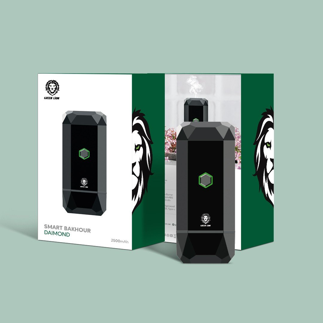 Green Lion Smart Diamond Bakhour 2500mAh - Black