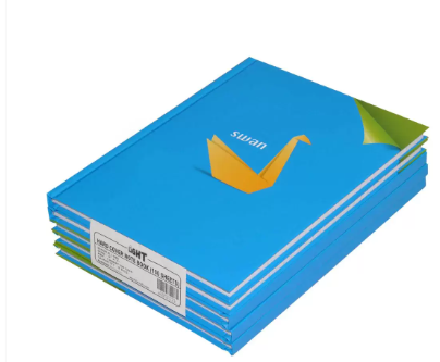 LIGHT Hard Cover Notebook 100 Sheets, Size:9X7 Inches (22.86 X 20.32 CM) -LINB971001304
