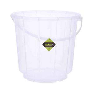 Royalford 22Ltr Bucket With Lid1X24 - Plastic - Transparent - 22 LITER