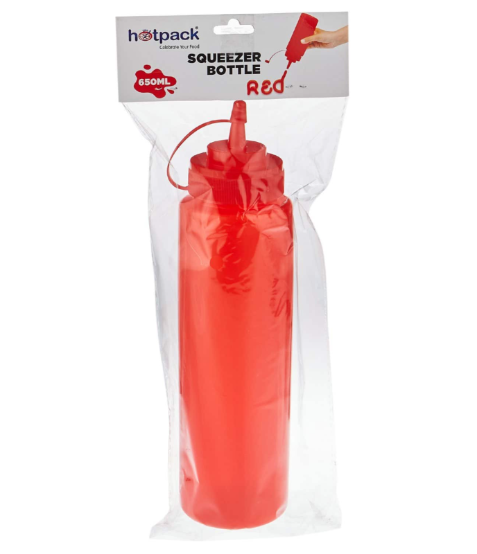 Red Squeeze Bottle 1 Piece