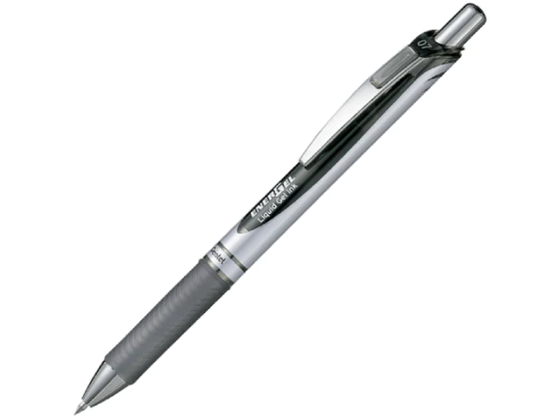 Pentel BL77 Energel Xm Retractable Rollerball Pen - 0.7mm, Black