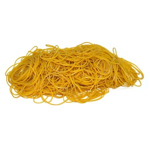 10 Boxes FIS Pure Rubber Bands, Size 17 Yellow - FSRB10017