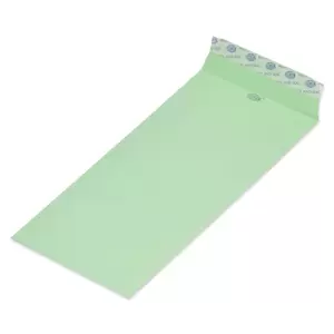 FIS Pack of 50 Pastel Color Envelopes, 80 GSM, Peel & Seal, Size 9 X 4 Inch, Color Pastel Green