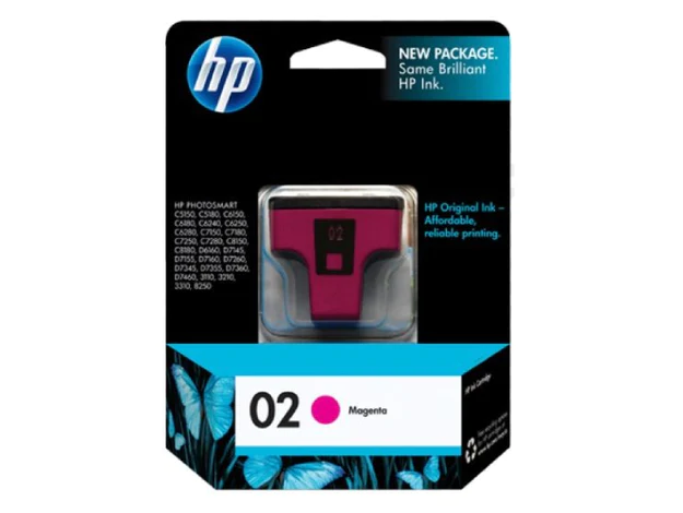 HP 02 Magenta Original Printhead Cartridge (C8772)