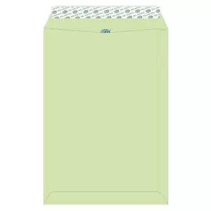 FIS Color Envelopes Peel & Seal, Pastel Colors, Pack of 50 Pcs. Green Color, C4 (324 x 229 mm), 80 GSM - FSEC8027PG50