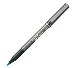 Uniball UB-155 Micro Deluxe Roller Pen, 0.5mm - [PK/12] - Blue