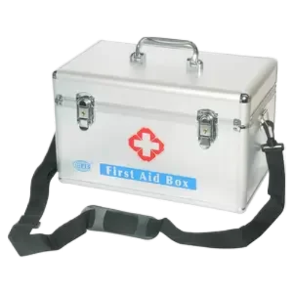 FIS First Aid Box Aluminium, 355 X 200 X 220mm Size - FSOTW-B0162