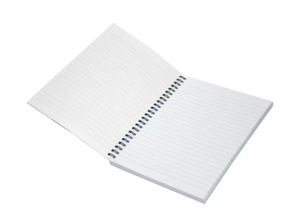Light Spiral Soft Cover A4 Single Line Notebook (Pack of 10 Pcs X 100 Sheets) - LINBA41801S