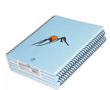 5-Piece FIS Spiral Hard Cover Notebook Single Line 10X8 Inch, 100-Sheets - FSNBS1081902