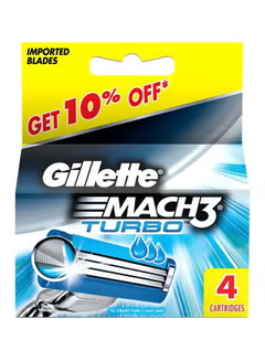 5 blades for better, comfort vs. Sensor3, Lubrication strip helps your Gillette5, glide across your, skin with comfort