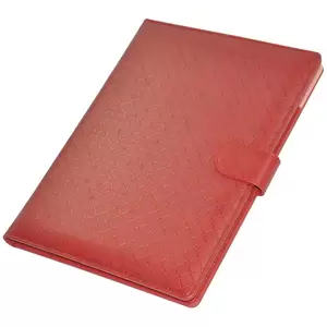 FIS Executive Folder with Writing Pad Italian PU 24x32cm, Maroon - FSGT2432PUMRD2