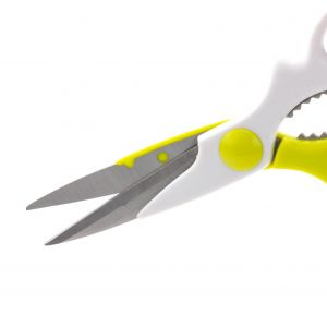 Royalford 2 In 1Kitchen Scissor - Stainless Steel - Green