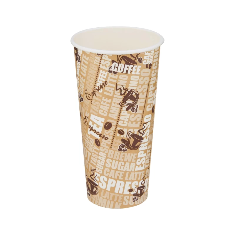 Printed Single Wall Paper Cups ( Pieces 1000 )
