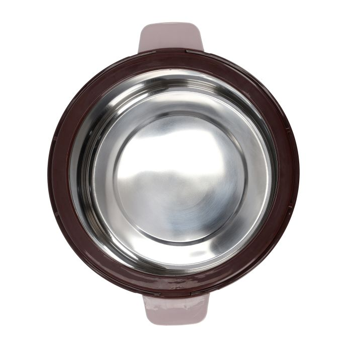 Royalford RF9727 5000ML Deluxe Insulated Casserole | Stainless Steel Interior Hot Pot With Twist Lock | Dishwasher Safe | Hot Food Storage Containers & Warmers | Storage Saver For Everyday Use | 1 Yea