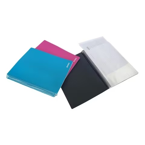 Maxi Spiral Display Book 40 Pockets Black